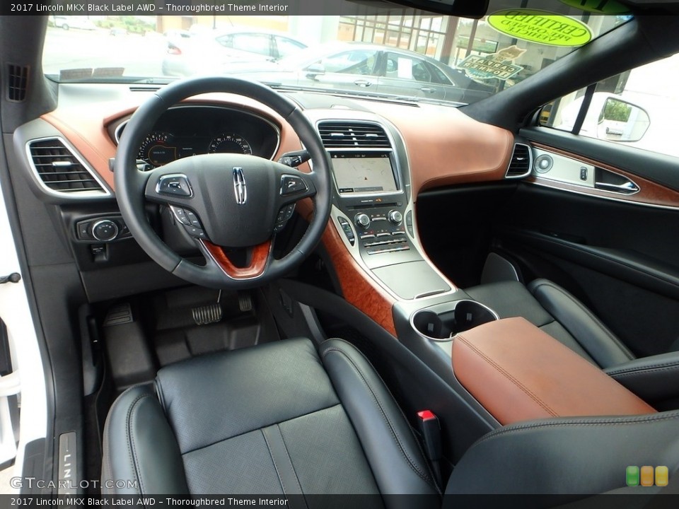 Thoroughbred Theme Interior Prime Interior for the 2017 Lincoln MKX Black Label AWD #121103021