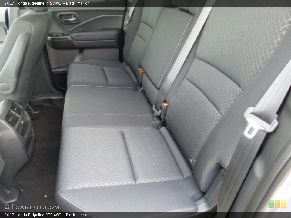 Black Interior Rear Seat for the 2017 Honda Ridgeline RTS AWD #121105479