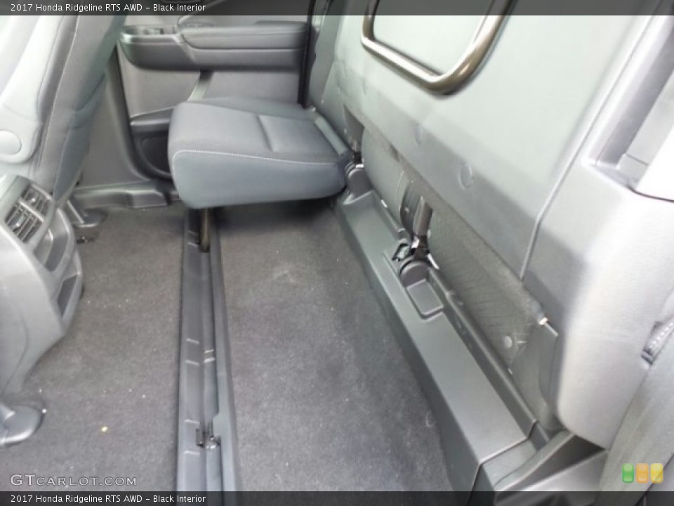 Black Interior Rear Seat for the 2017 Honda Ridgeline RTS AWD #121105495