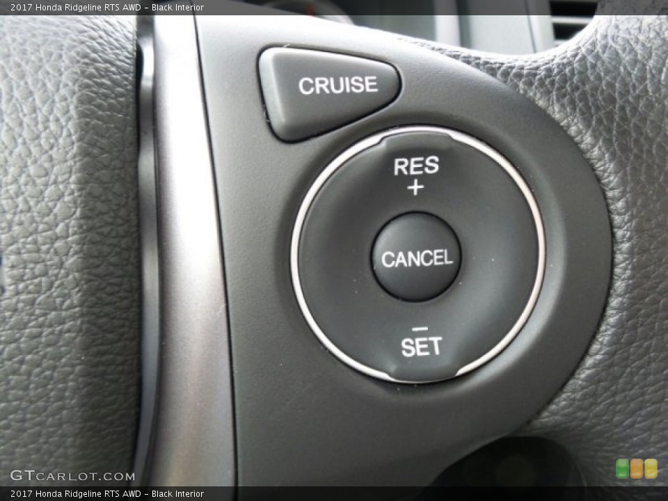 Black Interior Controls for the 2017 Honda Ridgeline RTS AWD #121105682