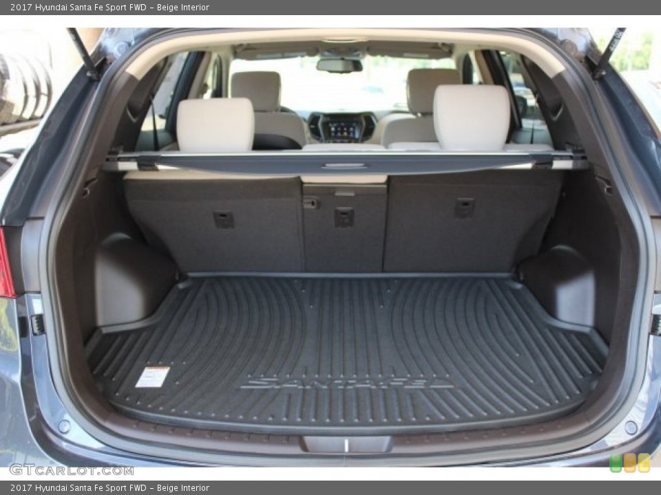 Beige Interior Trunk for the 2017 Hyundai Santa Fe Sport FWD #121107830