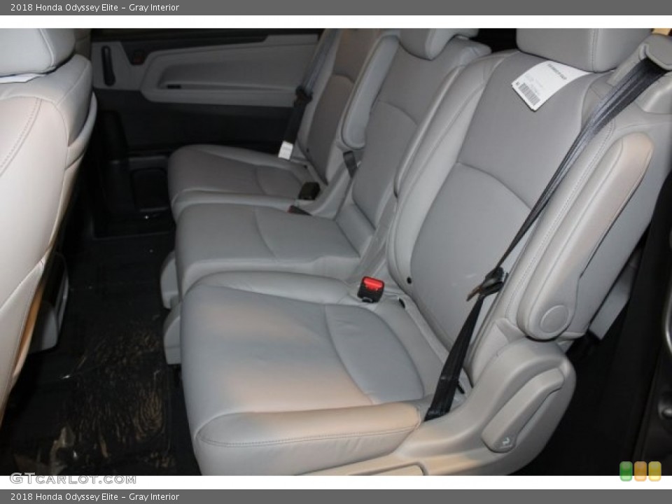 Gray Interior Rear Seat for the 2018 Honda Odyssey Elite #121109978