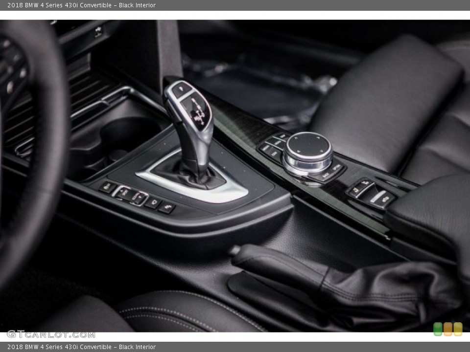 Black Interior Transmission for the 2018 BMW 4 Series 430i Convertible #121123338