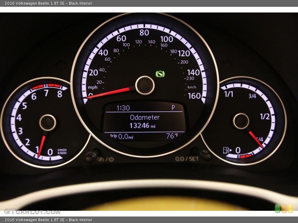 Black Interior Gauges for the 2016 Volkswagen Beetle 1.8T SE #121135161