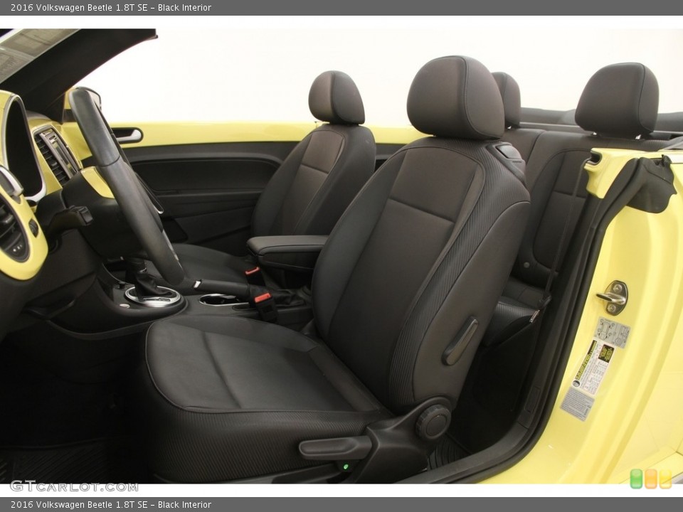 Black Interior Front Seat for the 2016 Volkswagen Beetle 1.8T SE #121135185