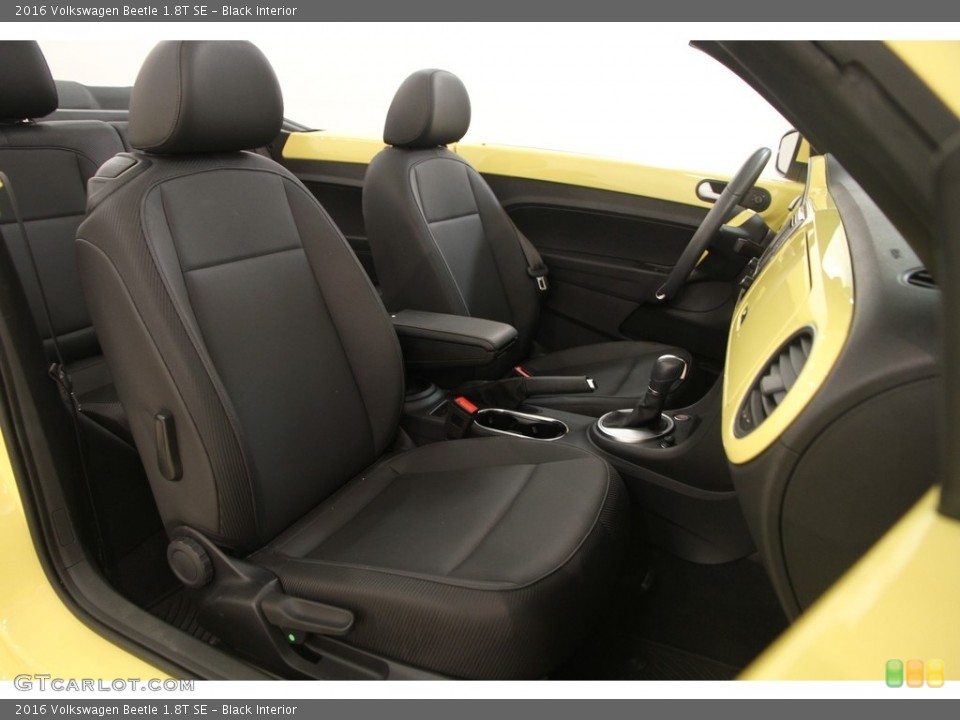 Black Interior Front Seat for the 2016 Volkswagen Beetle 1.8T SE #121135380