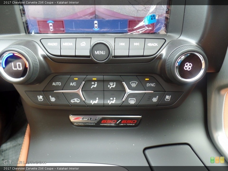 Kalahari Interior Controls for the 2017 Chevrolet Corvette Z06 Coupe #121138299