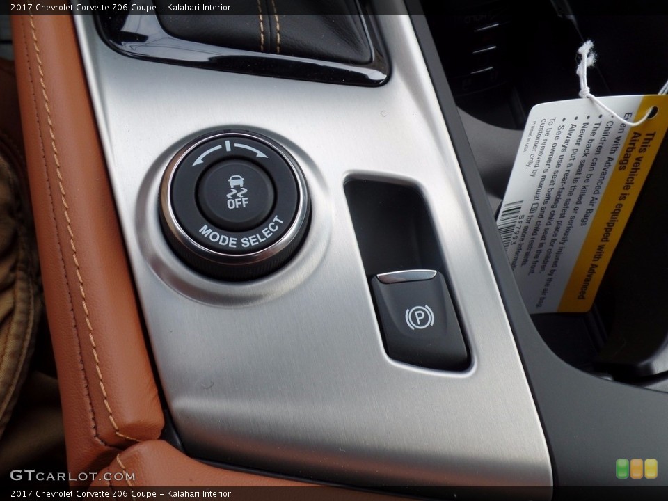 Kalahari Interior Controls for the 2017 Chevrolet Corvette Z06 Coupe #121138419