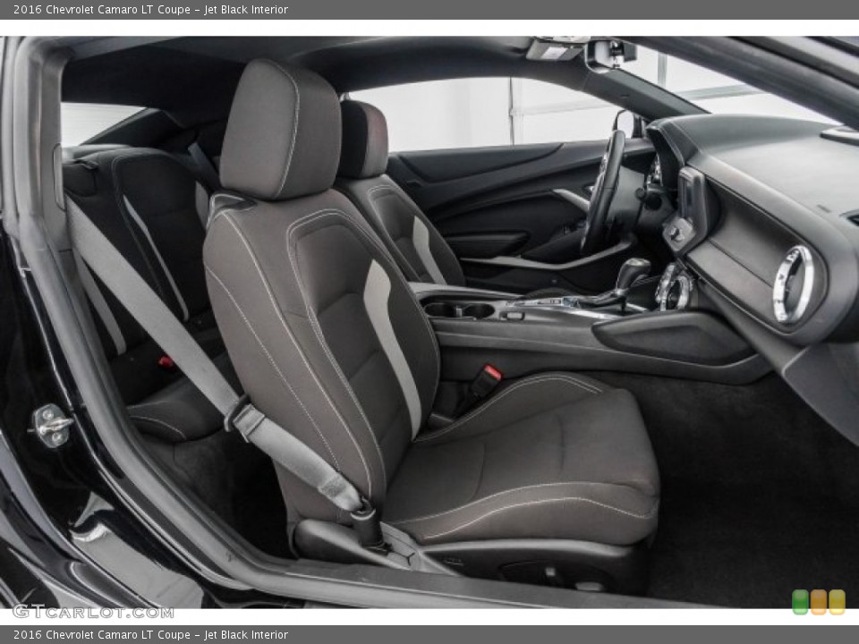 Jet Black Interior Front Seat for the 2016 Chevrolet Camaro LT Coupe #121149650