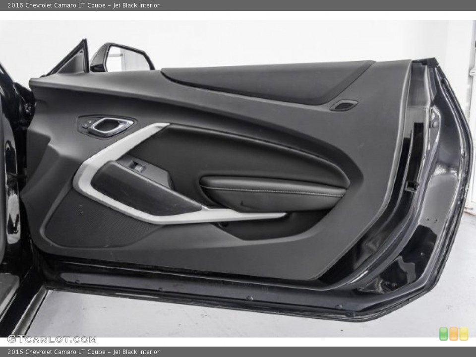 Jet Black Interior Door Panel for the 2016 Chevrolet Camaro LT Coupe #121150121