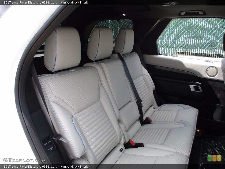 Nimbus/Black 2017 Land Rover Discovery Interiors