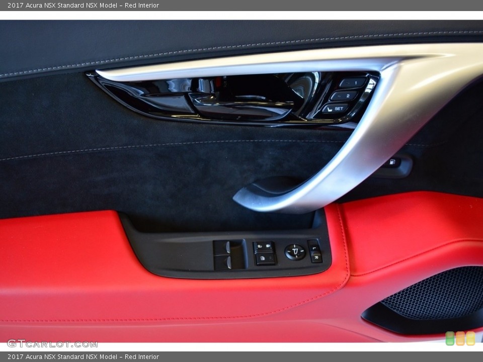 Red Interior Controls for the 2017 Acura NSX  #121155995