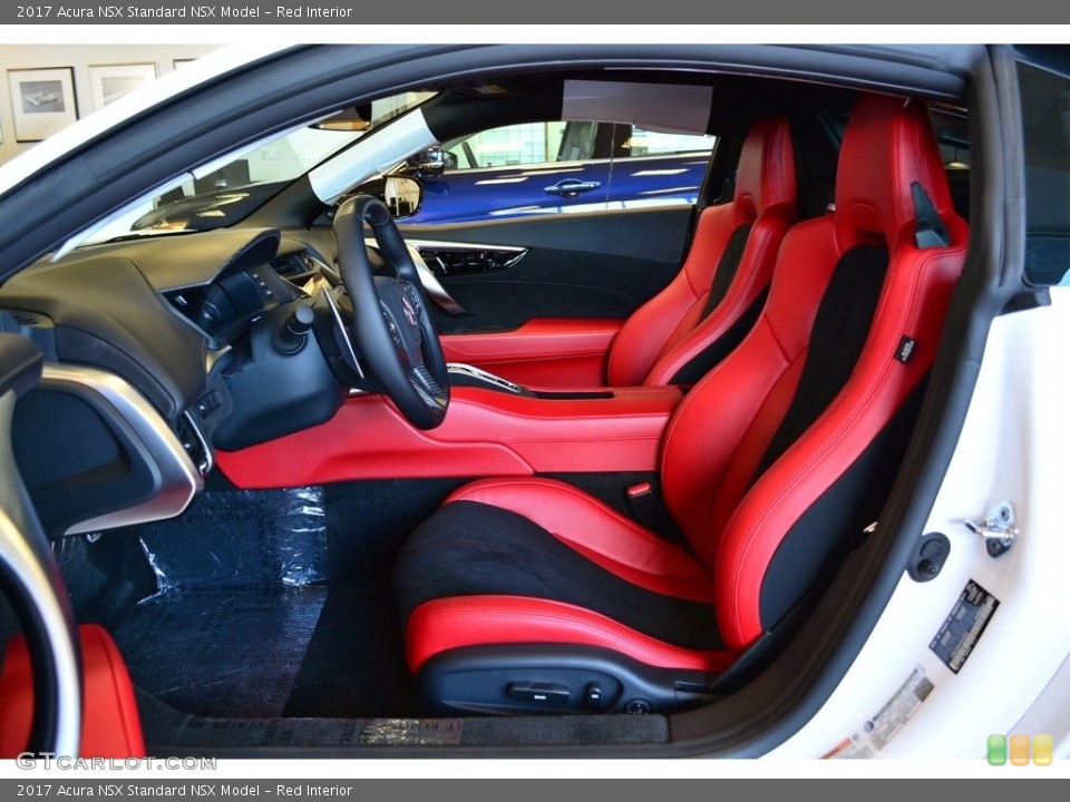 Red Interior Front Seat for the 2017 Acura NSX  #121156047