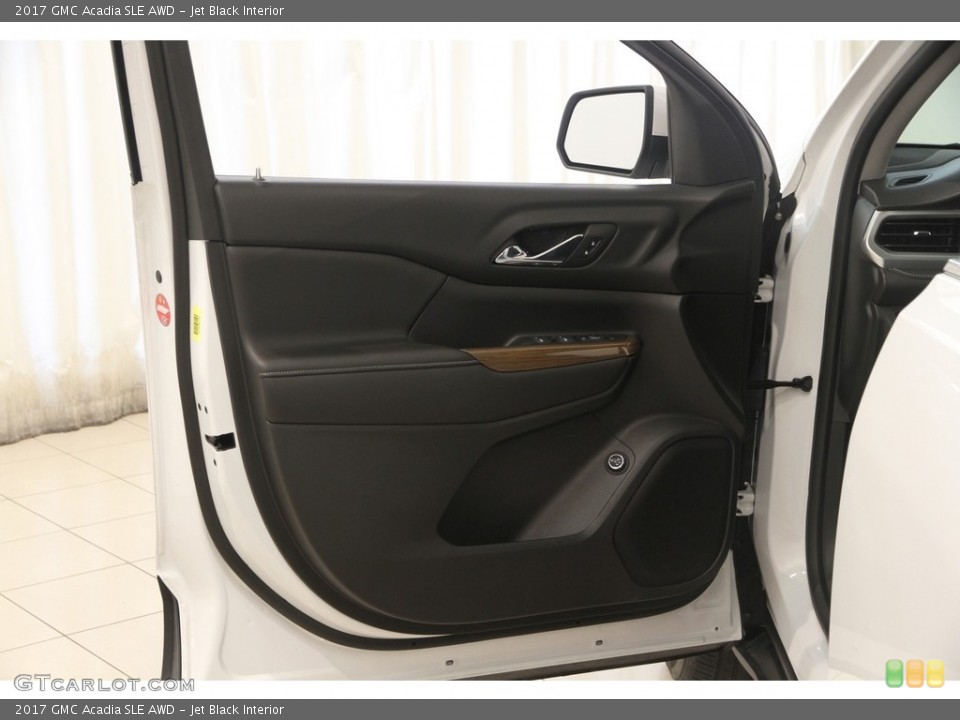 Jet Black Interior Door Panel for the 2017 GMC Acadia SLE AWD #121181862
