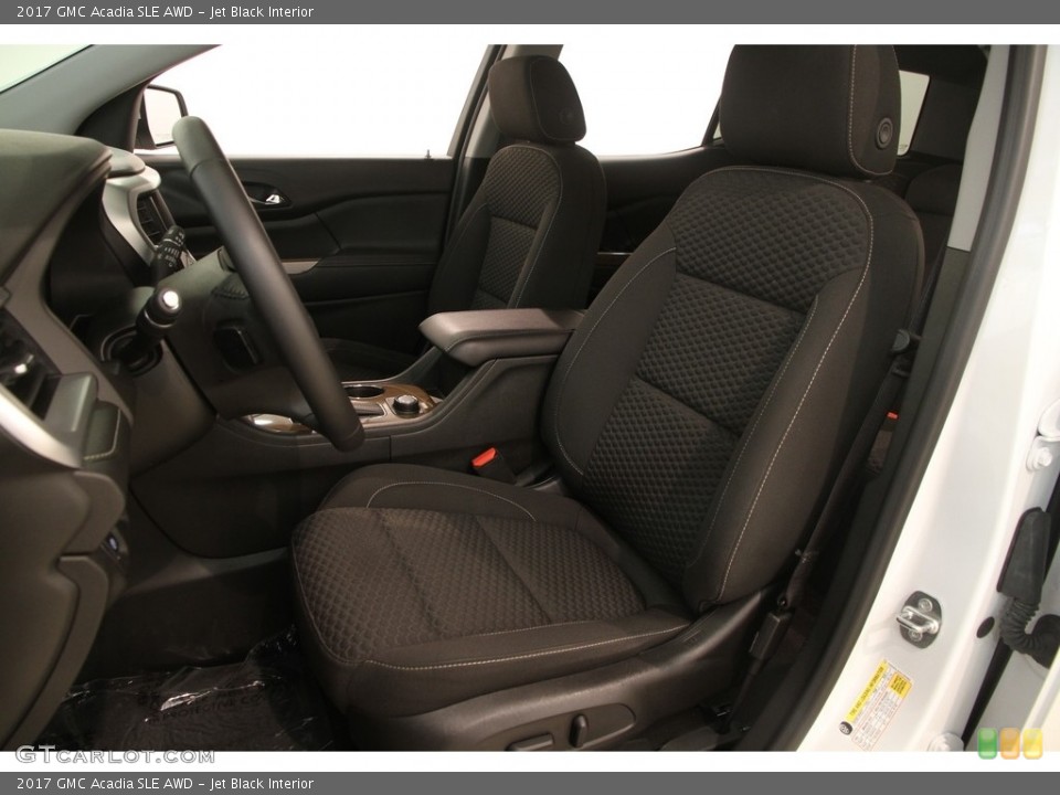 Jet Black Interior Front Seat for the 2017 GMC Acadia SLE AWD #121181916