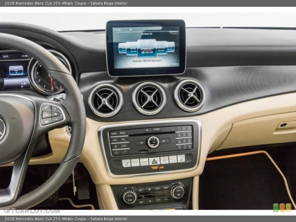 Sahara Beige Interior Controls for the 2018 Mercedes-Benz CLA 250 4Matic Coupe #121182291