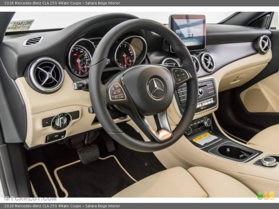 Sahara Beige Interior Dashboard for the 2018 Mercedes-Benz CLA 250 4Matic Coupe #121182312