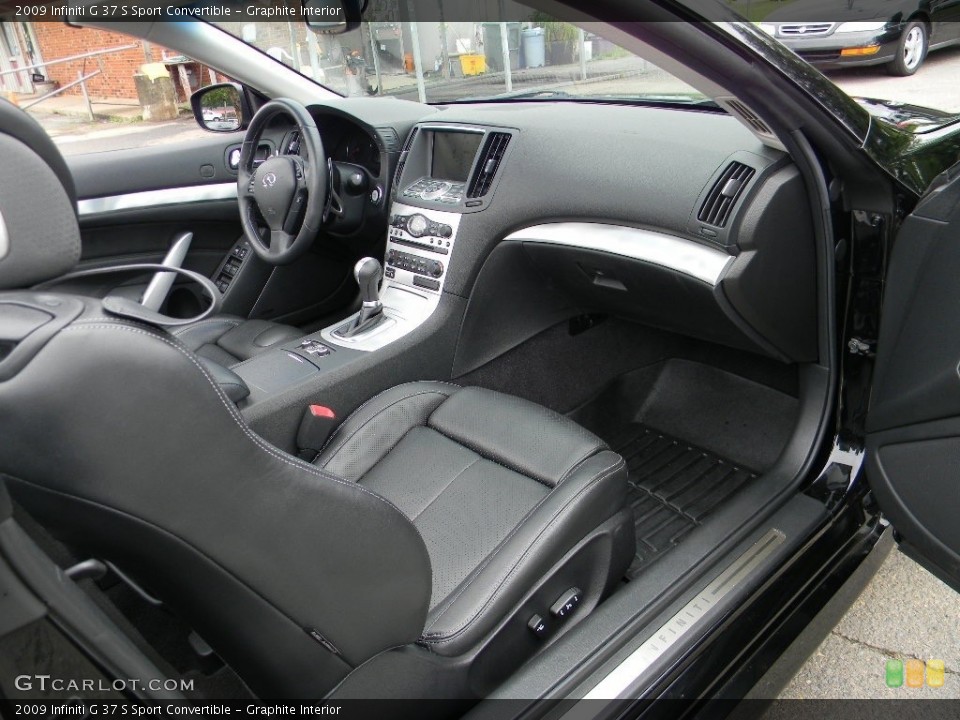 Graphite Interior Dashboard for the 2009 Infiniti G 37 S Sport Convertible #121189851