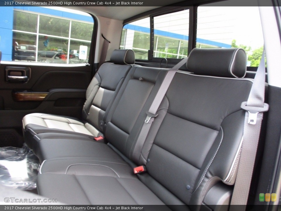 Jet Black Interior Rear Seat for the 2017 Chevrolet Silverado 2500HD High Country Crew Cab 4x4 #121195371
