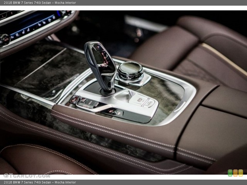 Mocha Interior Transmission for the 2018 BMW 7 Series 740i Sedan #121196295