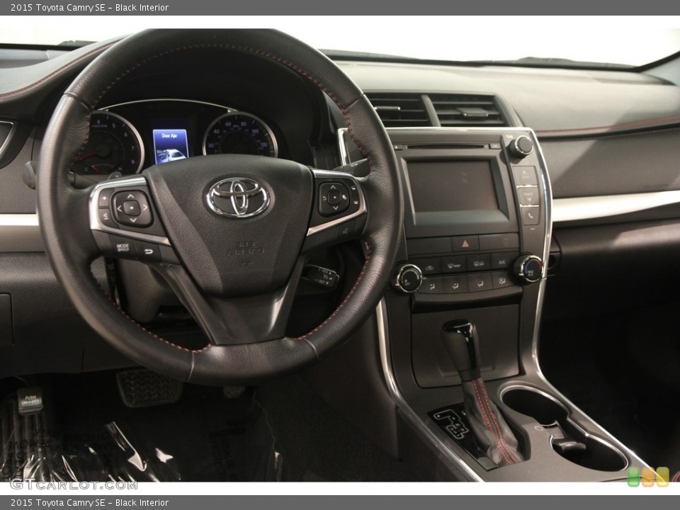 Black Interior Dashboard for the 2015 Toyota Camry SE #121197600