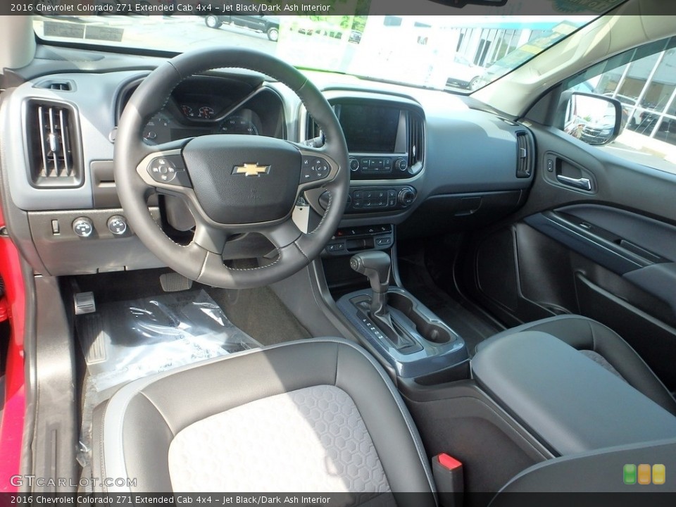 Jet Black/Dark Ash Interior Photo for the 2016 Chevrolet Colorado Z71 Extended Cab 4x4 #121213481