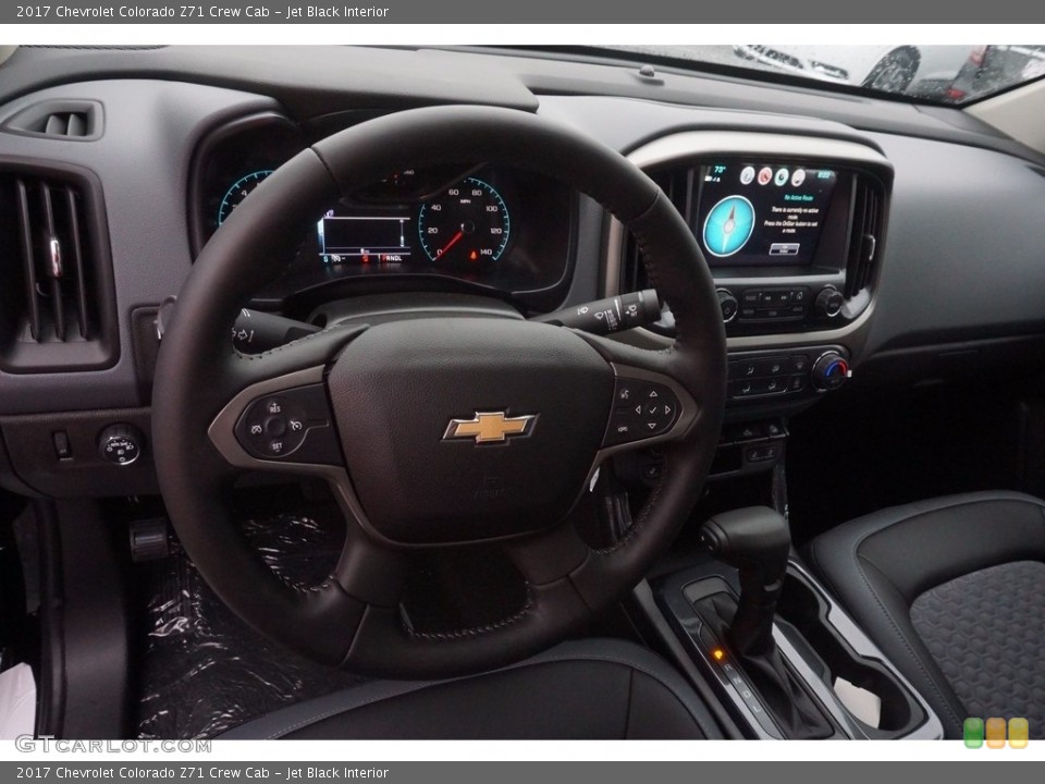 Jet Black Interior Dashboard for the 2017 Chevrolet Colorado Z71 Crew Cab #121220741