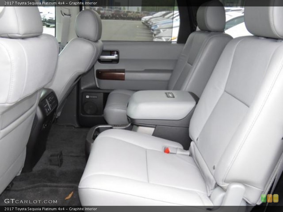 Graphite Interior Rear Seat for the 2017 Toyota Sequoia Platinum 4x4 #121227341