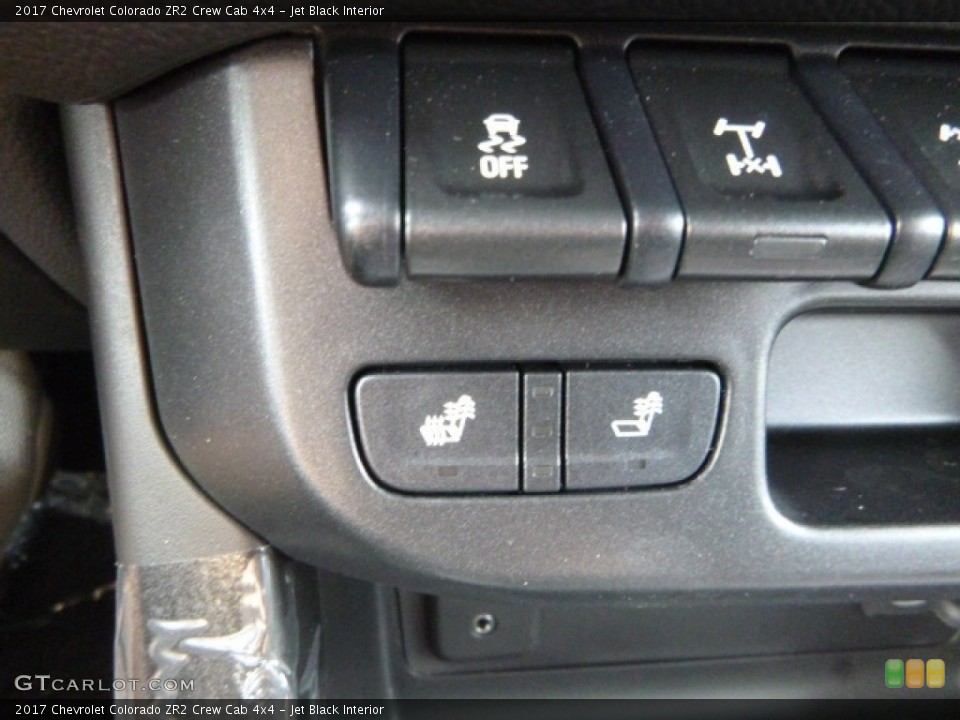 Jet Black Interior Controls for the 2017 Chevrolet Colorado ZR2 Crew Cab 4x4 #121231600