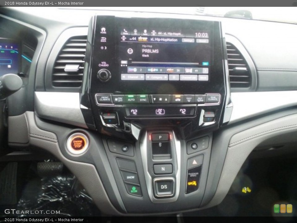 Mocha Interior Controls for the 2018 Honda Odyssey EX-L #121242763