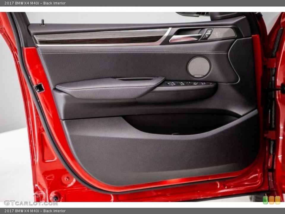 Black Interior Door Panel for the 2017 BMW X4 M40i #121242787