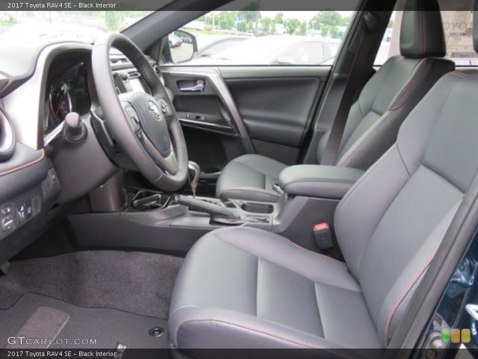 Black Interior Photo for the 2017 Toyota RAV4 SE #121243384