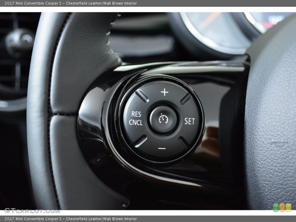 Chesterfield Leather/Malt Brown Interior Controls for the 2017 Mini Convertible Cooper S #121244248