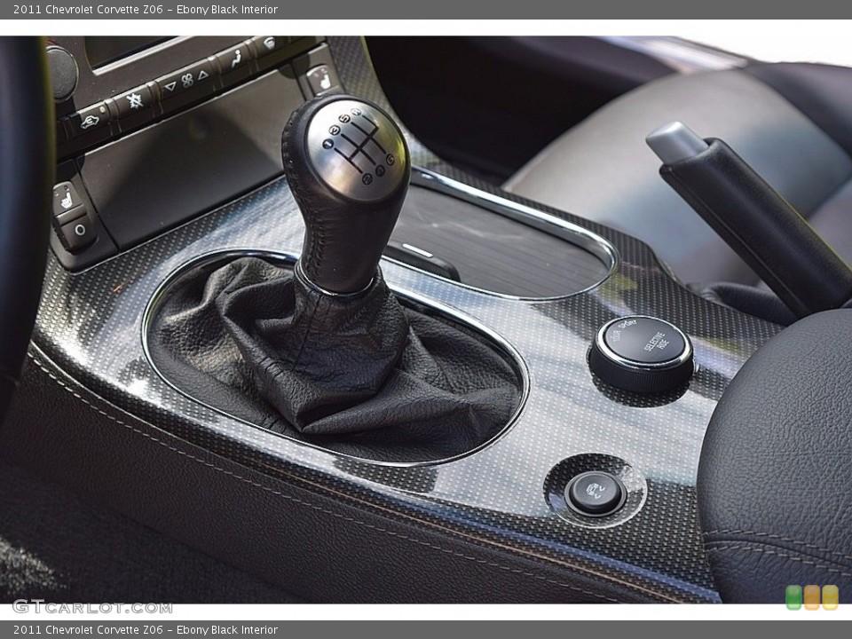 Ebony Black Interior Transmission for the 2011 Chevrolet Corvette Z06 #121261532