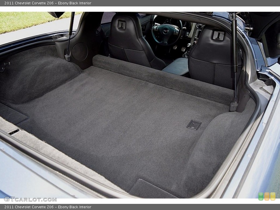 Ebony Black Interior Trunk for the 2011 Chevrolet Corvette Z06 #121261998