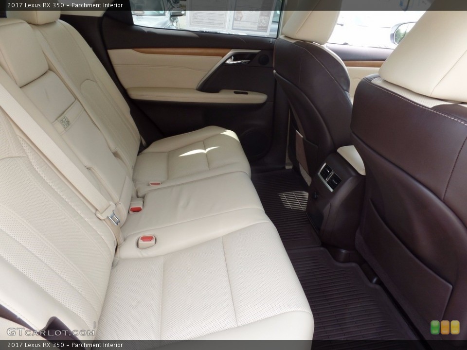 Parchment Interior Rear Seat for the 2017 Lexus RX 350 #121262522