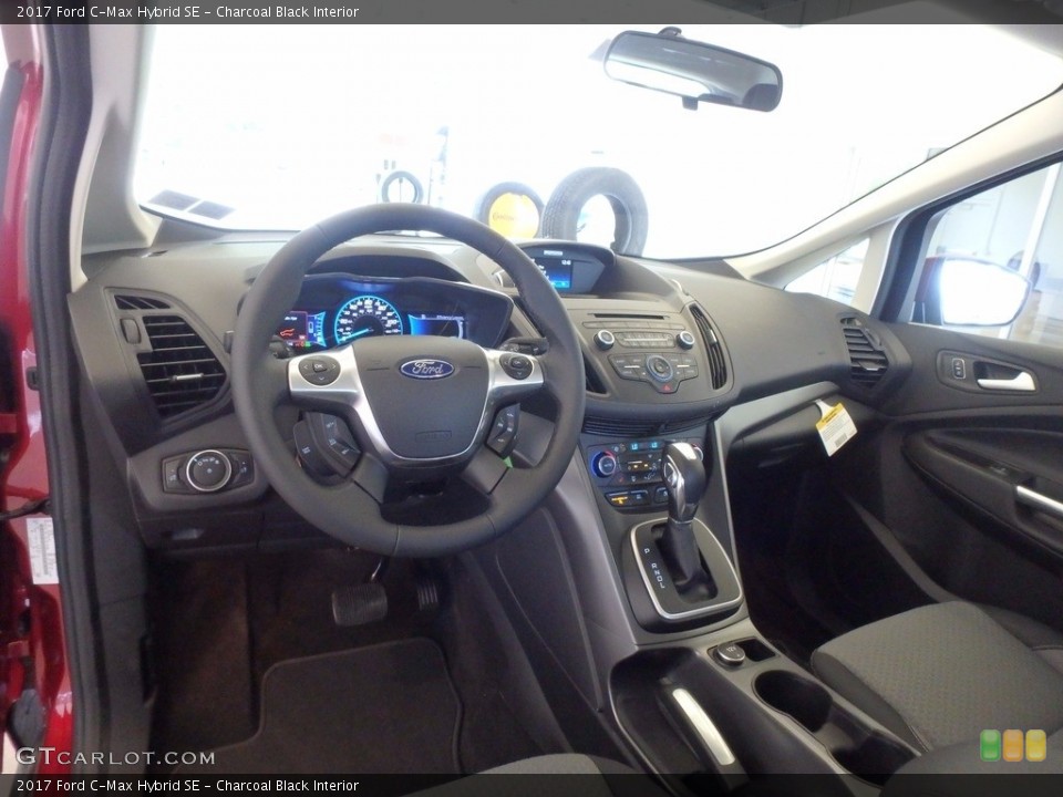 Charcoal Black Interior Dashboard for the 2017 Ford C-Max Hybrid SE #121263521