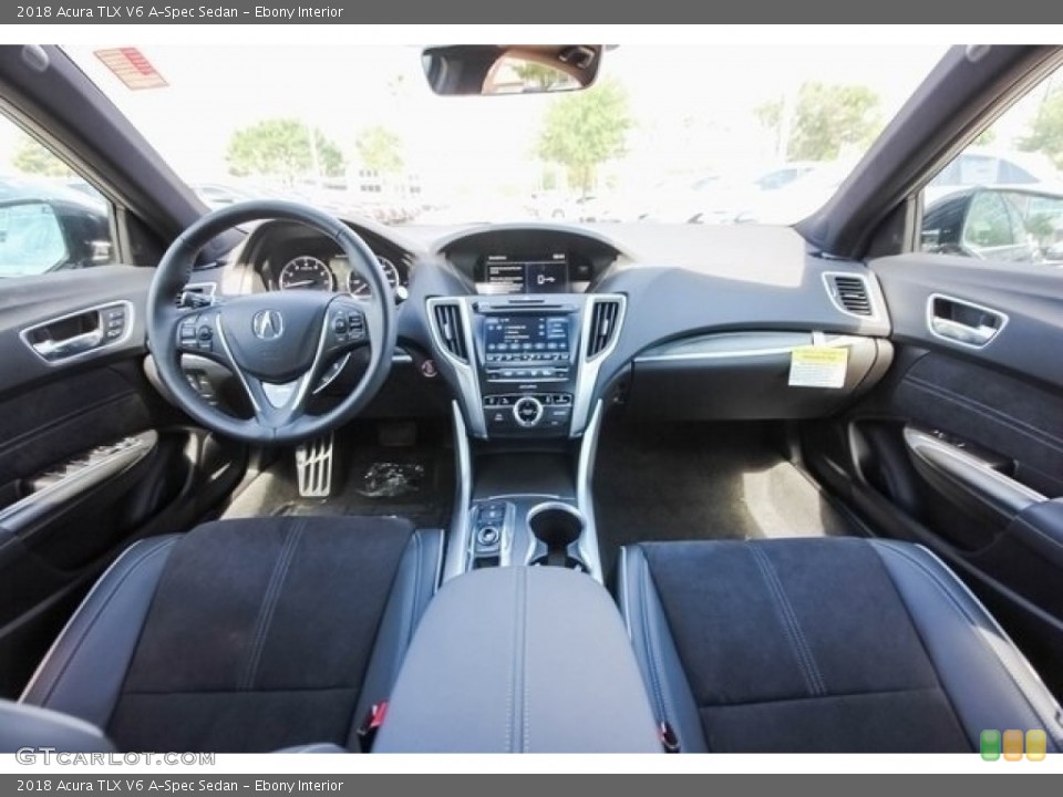 Ebony Interior Photo for the 2018 Acura TLX V6 A-Spec Sedan #121266566