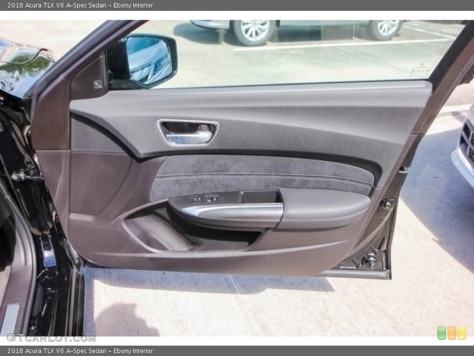 Ebony Interior Door Panel for the 2018 Acura TLX V6 A-Spec Sedan #121266866