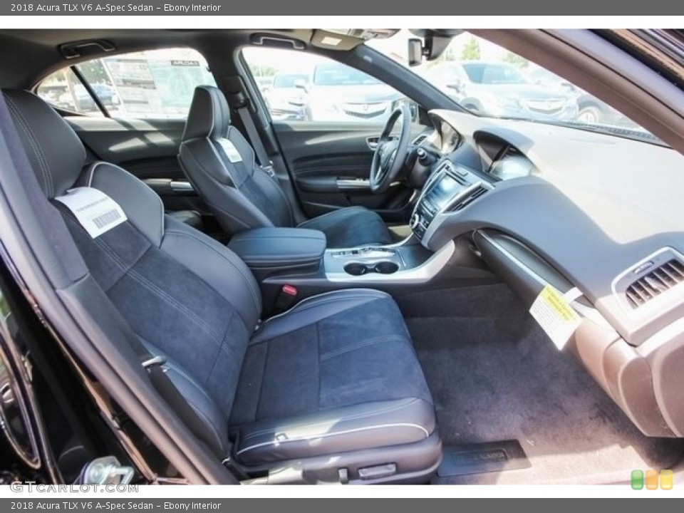 Ebony Interior Front Seat for the 2018 Acura TLX V6 A-Spec Sedan #121266884