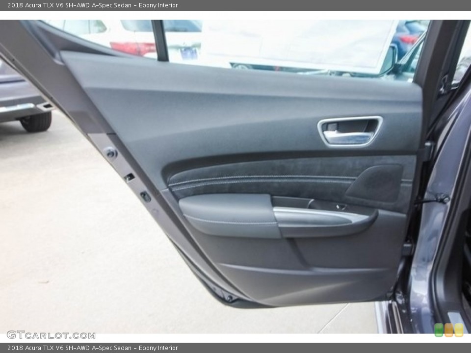 Ebony Interior Door Panel for the 2018 Acura TLX V6 SH-AWD A-Spec Sedan #121268426