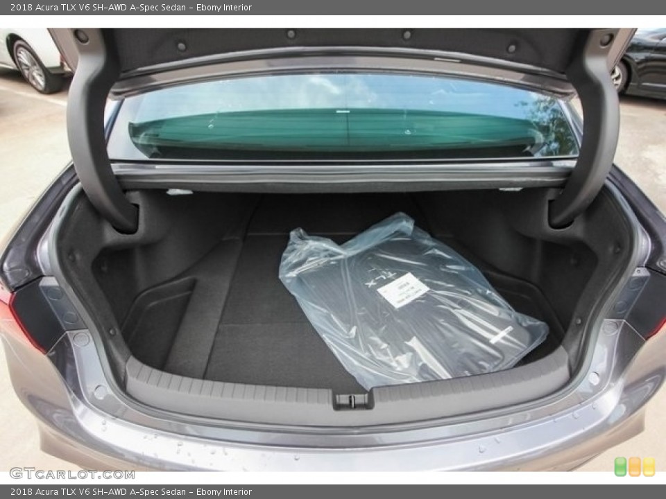 Ebony Interior Trunk for the 2018 Acura TLX V6 SH-AWD A-Spec Sedan #121268460