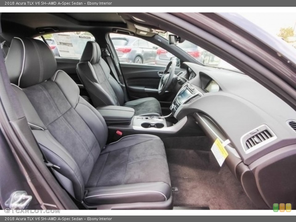 Ebony Interior Front Seat for the 2018 Acura TLX V6 SH-AWD A-Spec Sedan #121268540