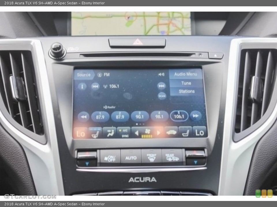 Ebony Interior Controls for the 2018 Acura TLX V6 SH-AWD A-Spec Sedan #121268661