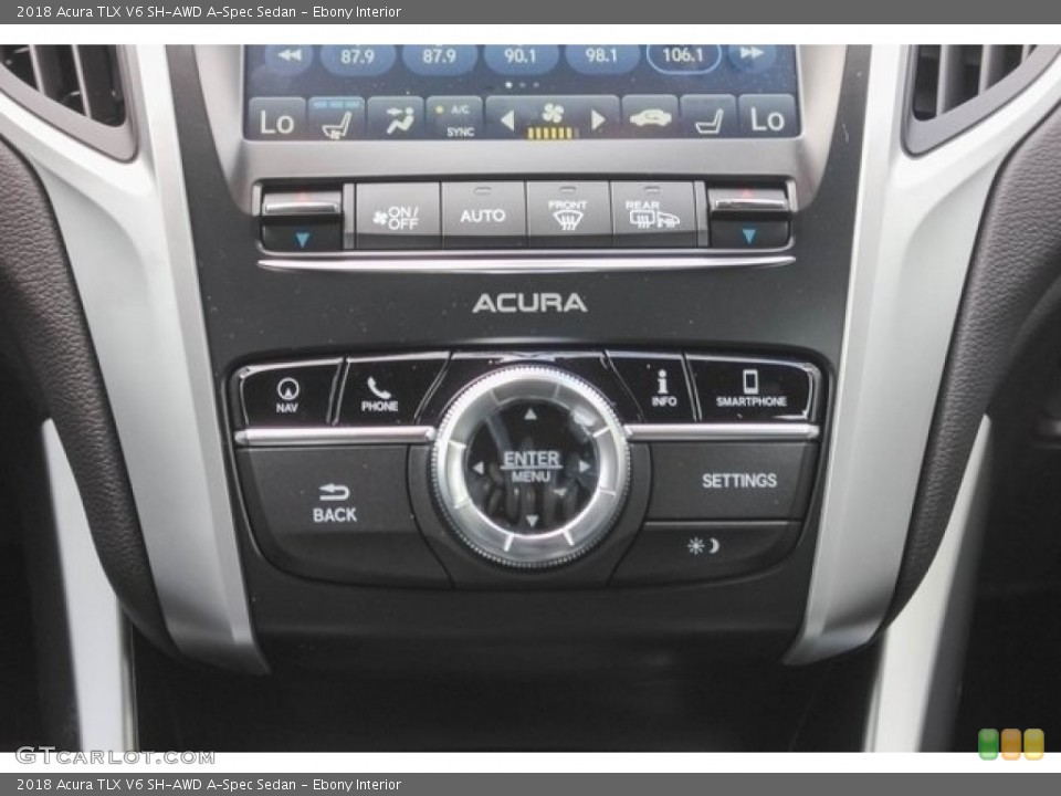 Ebony Interior Controls for the 2018 Acura TLX V6 SH-AWD A-Spec Sedan #121268684