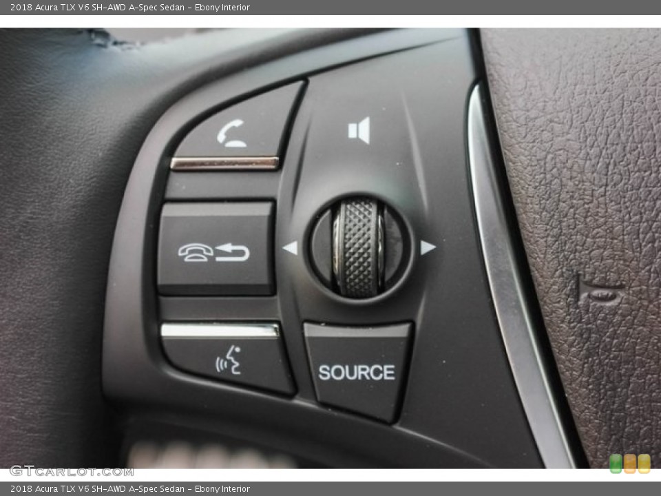 Ebony Interior Controls for the 2018 Acura TLX V6 SH-AWD A-Spec Sedan #121268853