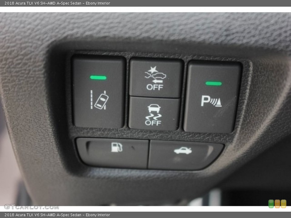 Ebony Interior Controls for the 2018 Acura TLX V6 SH-AWD A-Spec Sedan #121268915