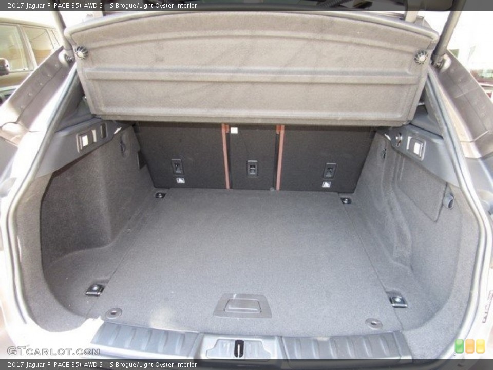 S Brogue/Light Oyster Interior Trunk for the 2017 Jaguar F-PACE 35t AWD S #121270352