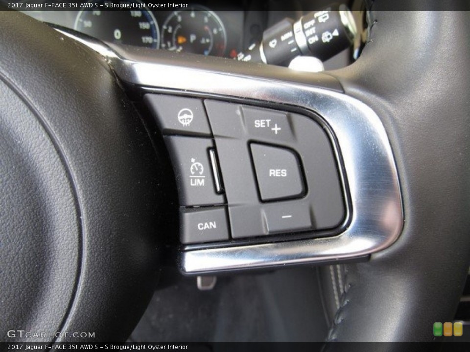 S Brogue/Light Oyster Interior Controls for the 2017 Jaguar F-PACE 35t AWD S #121270631