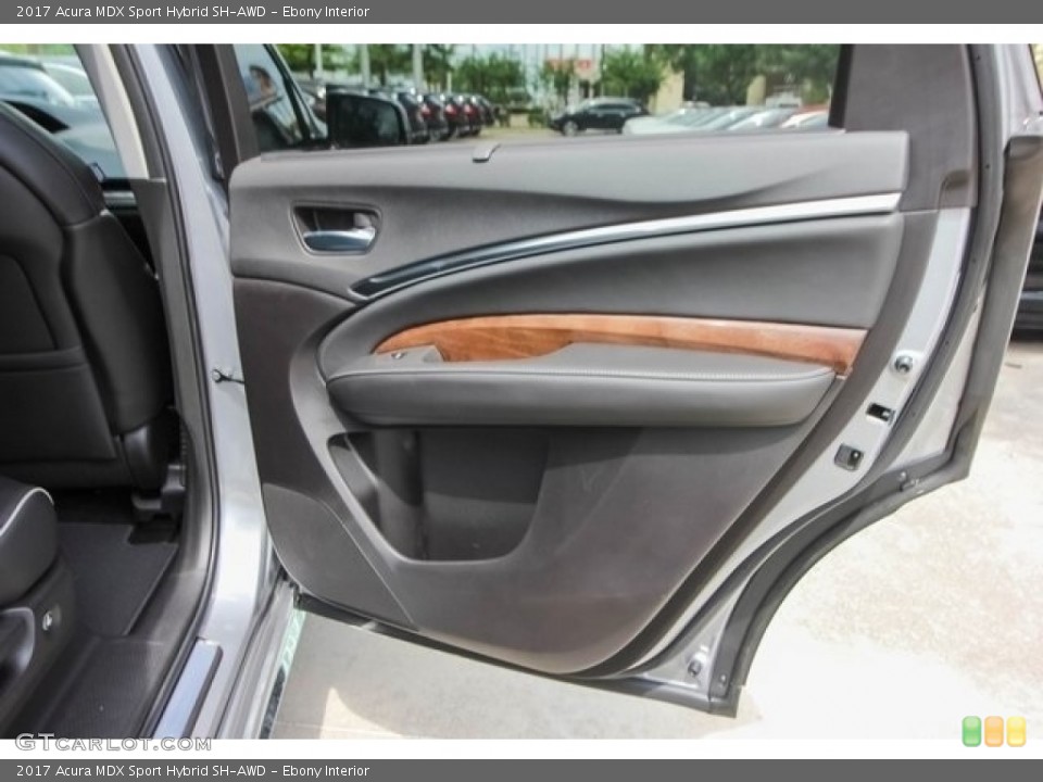Ebony Interior Door Panel for the 2017 Acura MDX Sport Hybrid SH-AWD #121273019